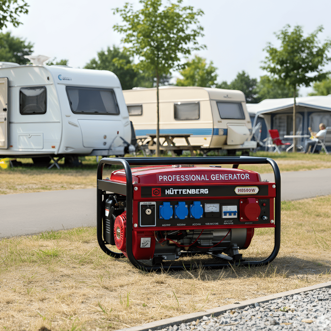 Generatore di Corrente H-8500w (220/380v) Con Chiave Semi Silenzioso