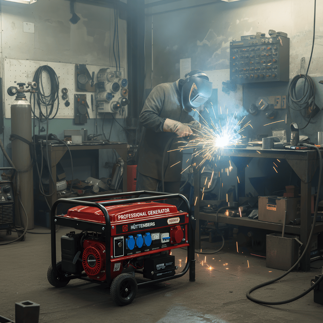 Generatore di Corrente H-8500W Avviamento Elettrico con Batteria